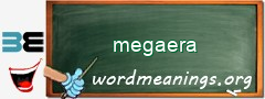 WordMeaning blackboard for megaera